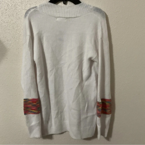 Epic Threads White Aztec Sleeve Band White Big Girls Long Cardigan Size M NWT - Picture 4 of 4